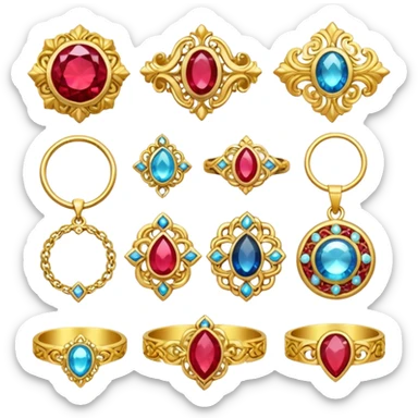 Jewelry sticker
