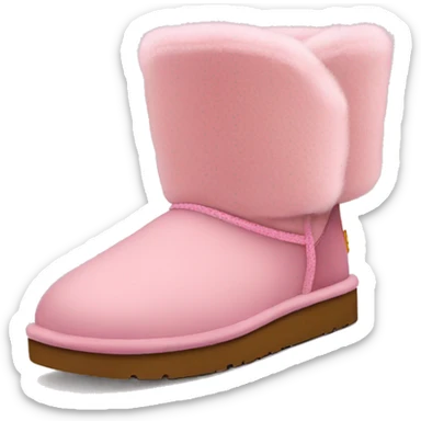 Lowmel uggs shoes with pink sticker