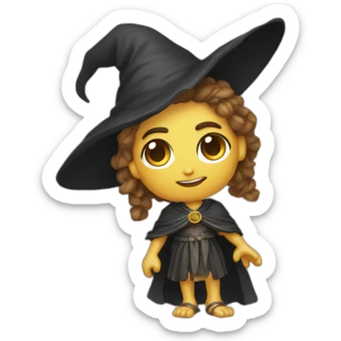 witchy grec gods sticker