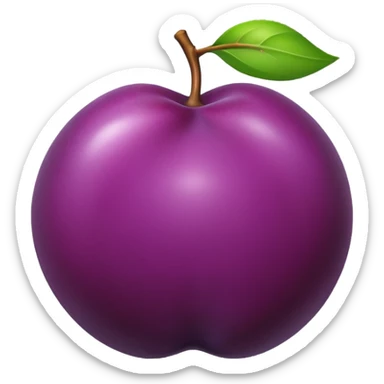 plum sticker