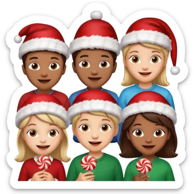 Marry Cristmas Candy children sticker