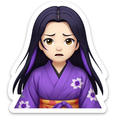 Shinobu Kocho getting touche violently sticker