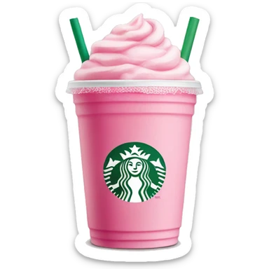 Starbucks pink drink sticker