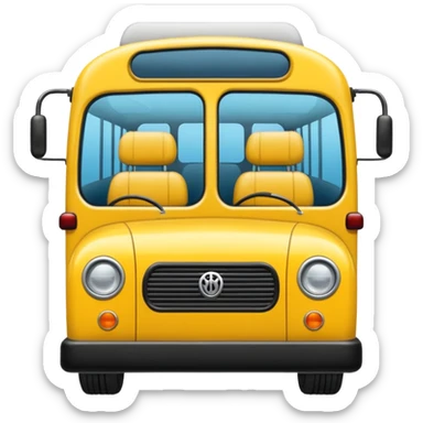 Crea un emoji de transporte público sticker