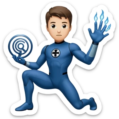 reed richards from fantastic four sticker