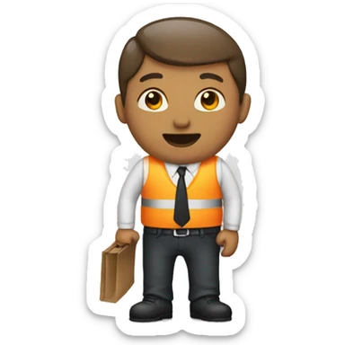 Leaving work sticker