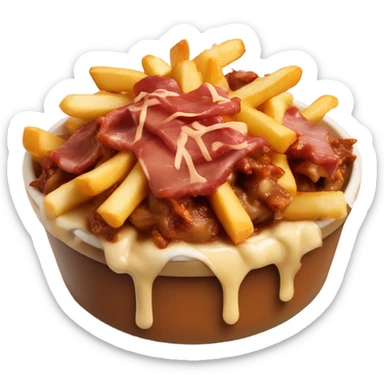 Poutine smoked meat sticker