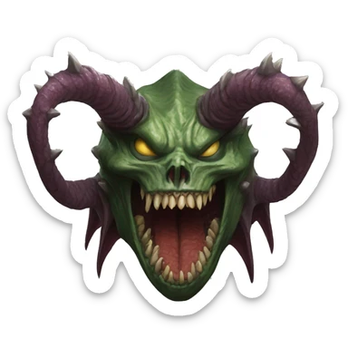 devourer from dungeons and dragons super realistic sticker