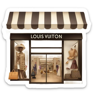 Louis vuitton district sticker