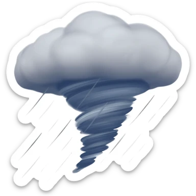 storm typhoon sticker