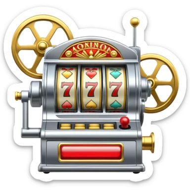 Slot machine, las vegas sticker