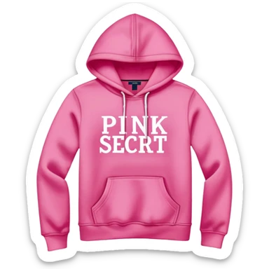 Victoria's Secret PINK hoodie with logo on the front sticker