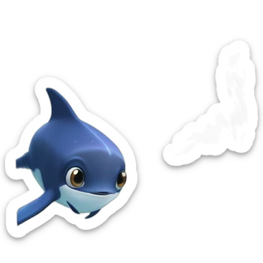 Manta ray and ara tartule  sticker