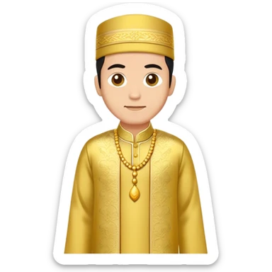 baju melayu sticker
