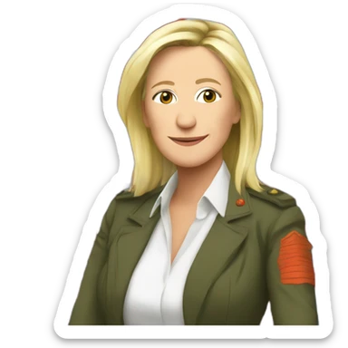 Marine LePen sticker