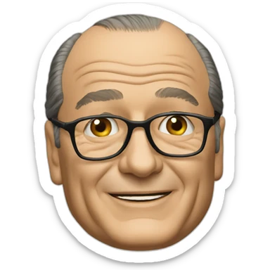 jacques chirac sticker