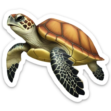 sea turtle sticker