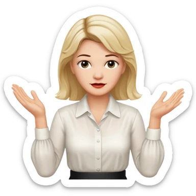 Laura Palmer hands clapping  sticker