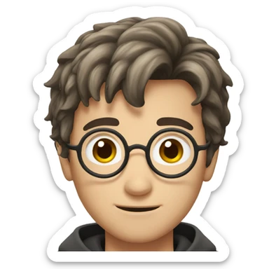 harry potter face sticker