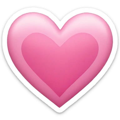 Pink heart sticker