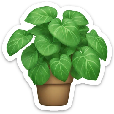 Pothos plant sticker