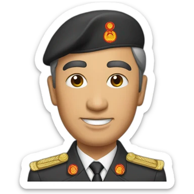 Kyrgyzstan president  sticker