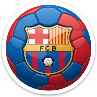 Barcelona football club logo  sticker
