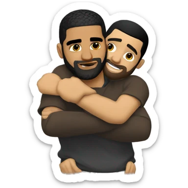 Drake hugging the demigorgan sticker