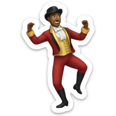 homme danse classique sticker