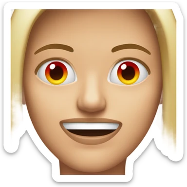 Fake news written in red on a persons forehead sticker