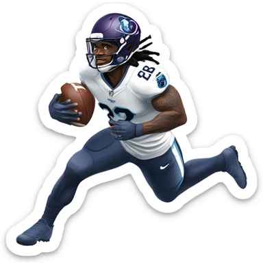 Derrick henry and lamar Jackson  sticker