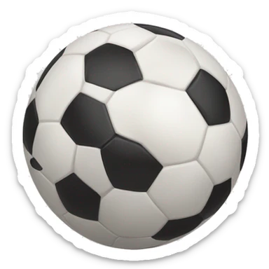 balon de futbol con carcajada de emoji sticker