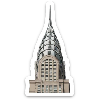 Chrysler building sticker