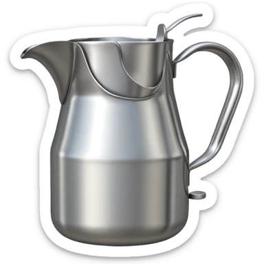 inox Milk pitcher

 sticker