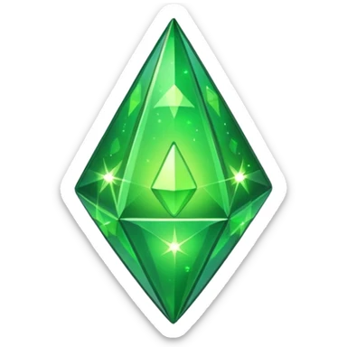 plumbob with sparkles sticker