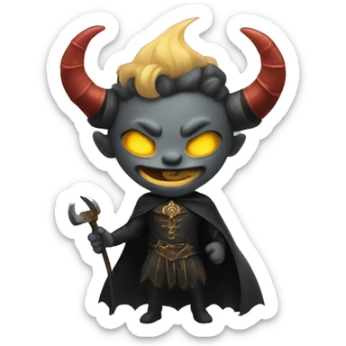 Demonio feliz sticker