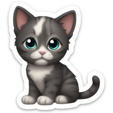smol cat sticker