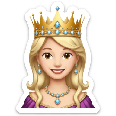 Queen Tiara sticker