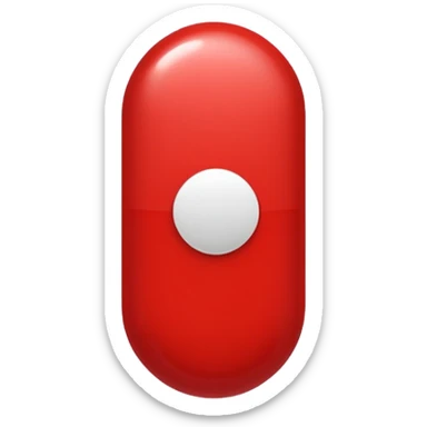 A Case in red Pill sticker