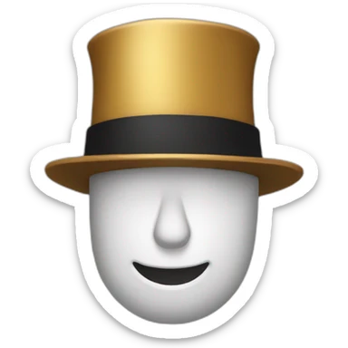 cylinder hat sticker