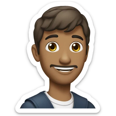 milano duono cartoon sticker