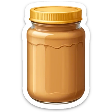 Jar of peanutbutter  sticker
