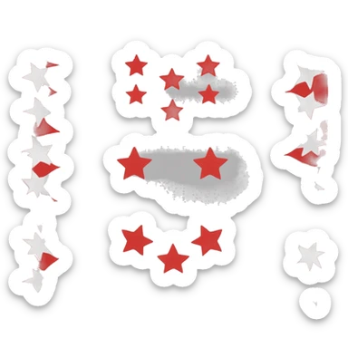 Drapeau de la Syrie libre avec 3 étoiles rouges sticker