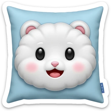 Pillow sticker