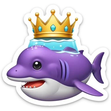 Emblema de sub para Twitch que sea una corona chula para recibirla a los 4 meses sticker