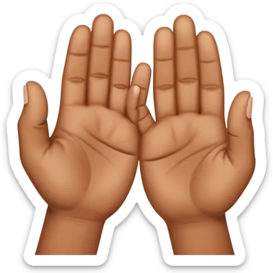 Des mains qui fait le numéro 40 avec c’est doigts  sticker