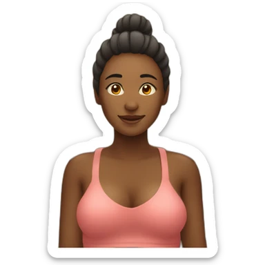 women in sauna sticker