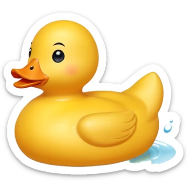 Rubber Duckie sticker