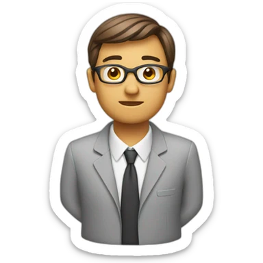 Financial planner who provides counseling for worries sticker