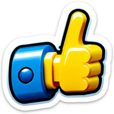 Lego thumbs up sticker